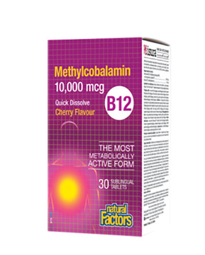 Vitamin B12 Methylcobalamin 10 000 Mcg 30 Sublingual Tablets Natural ...