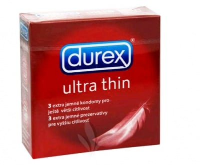 Durex ultra thin condoms 3 pcs