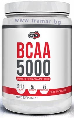 ПЮР НУТРИШЪН BCAA 5000 таблетки * 300