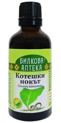 БИЛКОВА АПТЕКА ТИНКТУРА КОТЕШКИ НОКЪТ + ЖЕЛЯЗО 50 мл