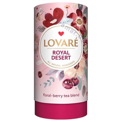 ЛОВАРЕ ЧАЙ ТУБА ROYAL DESSERT 80 г + 15 хартиени филтъра