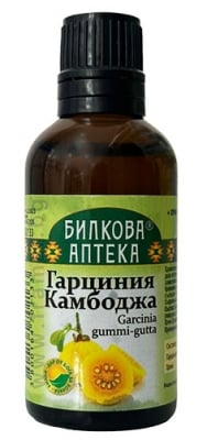 БИЛКОВА АПТЕКА ТИНКТУРА ГАРЦИНИЯ КАМБОДЖА + ХРОМ 50 мл