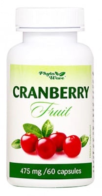 Cranberry fruit 475 mg. 60 cap