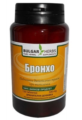 Bulgar Herbs broncho 120 table