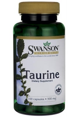 Swanson taurine 500 mg 100 cap