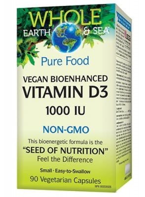 Vitamin D3 vegan 1000 IU 90 ca